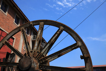 The plant and equipment of a coal mine