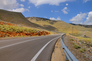 Beautiful mountain landscape. Crete, Greece