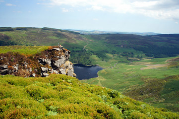 Landscapes of Wicklow Mountains.Ireland. 
