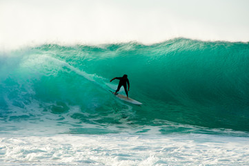 Surfer in the Ocean - Western Australia - obrazy, fototapety, plakaty