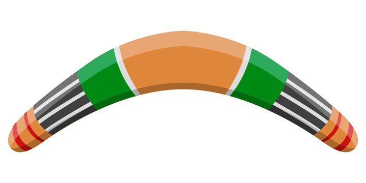 recommend clip art: Isolated traditional boomerang image. Vector illustration design