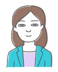 Fototapeta premium スーツをきた女性