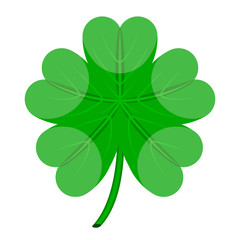 Isolated patrick day clover. Vector illustration design
