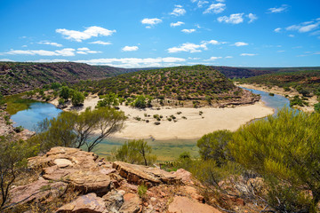 horseshoe bend of murchison river, natures window, kalbarri national park, western australia 14