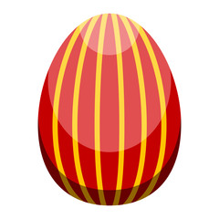 Isolated colored easter egg. Vector illustration design