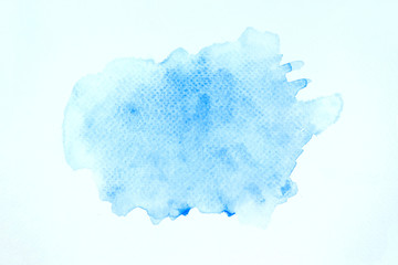 Abstract watercolor art hand painting on white background.
