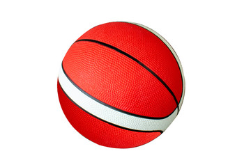classic baskketball on white background