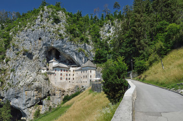Predjama Castle in Postojna Cave, Slovenia