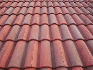 red roof tile background