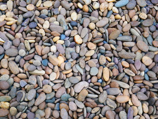 stone background,pebbles on the beach