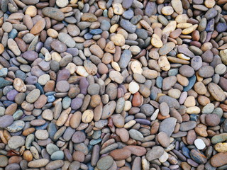 stone background,pebbles on the beach
