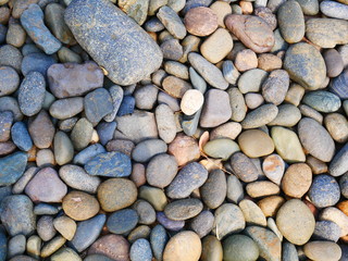 stone background,pebbles on the beach