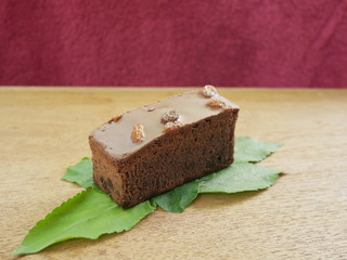 piece of chocolate cake