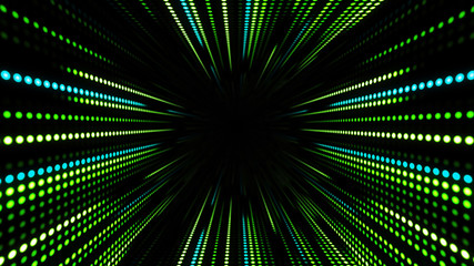 LED diodes panel elements, garland background.