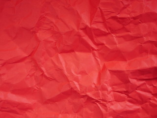 Fototapeta premium crumpled red paper background
