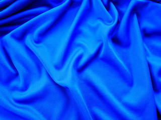 blue silk textile background