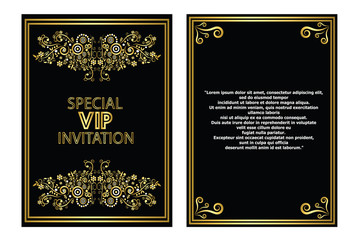 VIP Invitation Card Template