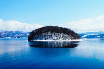 洞爺湖冬景