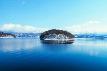 洞爺湖冬景