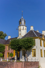Tower of the Fraeylemaborg mansion in Slochteren, Netherlands