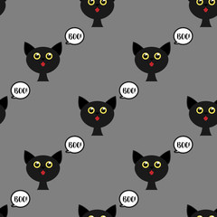 Halloween seamless pattern.