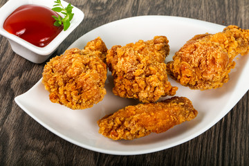 Crispy chicken wings