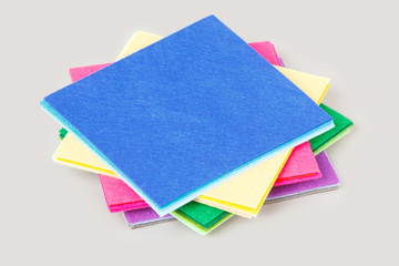 Fototapeta premium a set of colored sheets of felt, rainbow colors