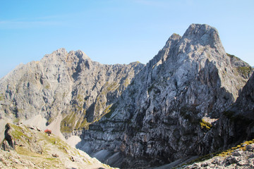 The top of Karwendel, Mittenwald, Germany