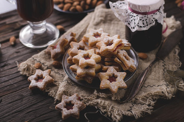 Homemade christmas cookies vintage style