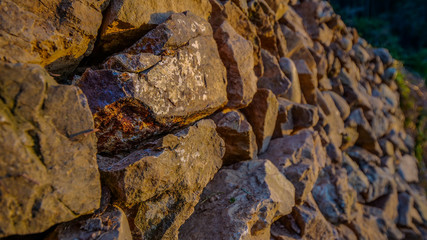 Masonry of terraced fields