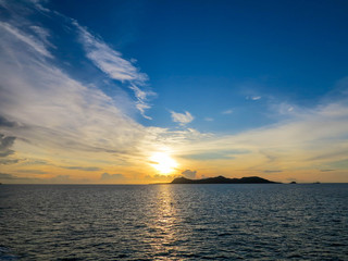 Naklejka na ściany i meble Sunset at Samui Island ,Thailand