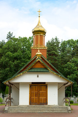 Cemetary Orthodox church dedicatd to all saints in Hajnowka, Poland