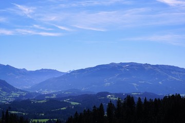 Obraz premium Wilder Kaiser Region in tirol in österreich