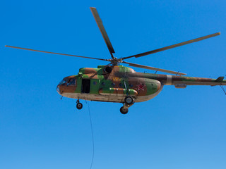 Fototapeta premium Russian Mi-8 helicopter