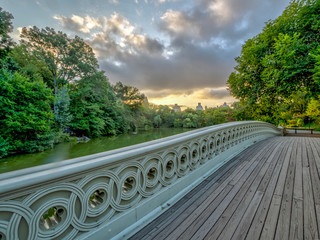 Bow bridge,Central Park, New York Cit