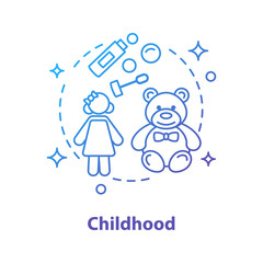 Childhood concept icon