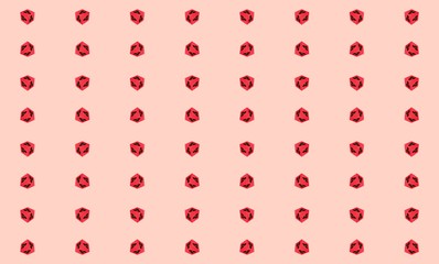 seamless background with hearts