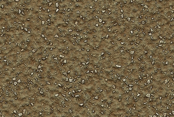 rocky stones road sandground