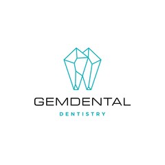 gems dental logo for dentist and dentistry