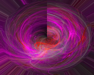abstract digital fractal, fantasy design