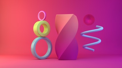 Abstract Geometric Illustration