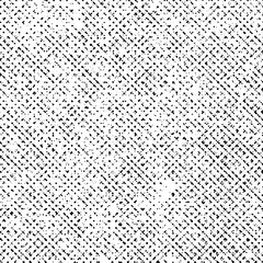Grunge Texture on White Background, Halftone Dotted Scratch, Black Abstract Rough Vector