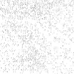 Grunge Texture on White Background, Monochrome Halftone Grungy, Black Abstract Dotted Vector