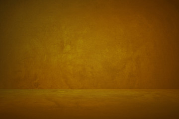 orange and dark gradient studio and interior background to present product