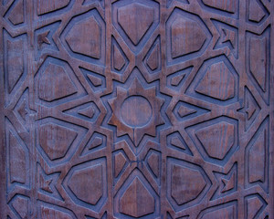 Vintage wooden gate.