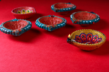 Indian Festival Diwali , Diwali Lamp 