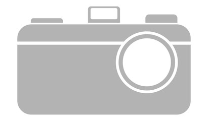Grey camera logo