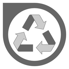 Simple recycling logo