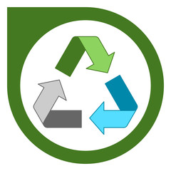 Simple recycling logo