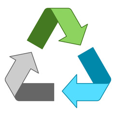 Simple recycling logo